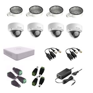 Set za videonadzor s DVR snimačem i 4 antivandal kamere - 2 MP