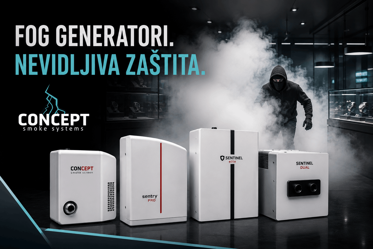 Concept Smoke Screen generator sigurnosne magle